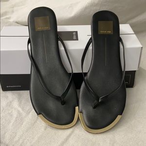 dolce vita black sandals